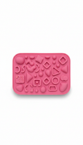 Pink sensory texture play mat
