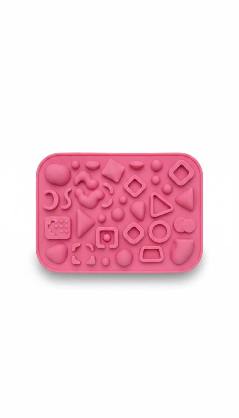 Pink sensory texture play mat